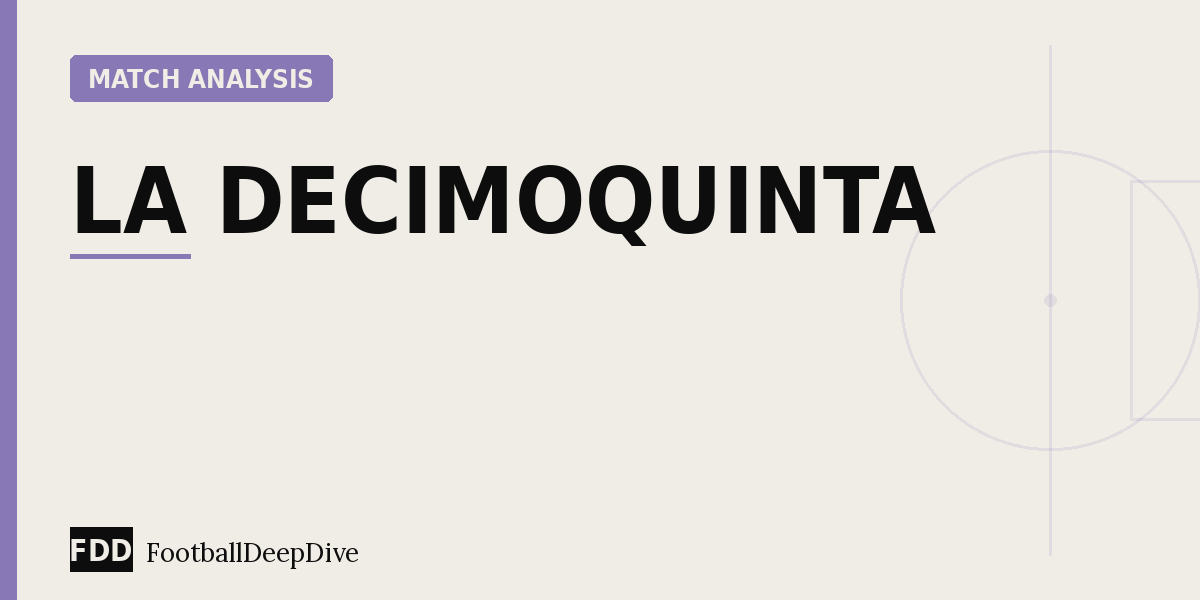 La Decimoquinta: Real Madrid's 15th European Cup Decoded