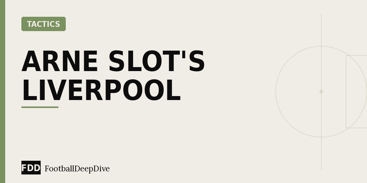 Arne Slot's Liverpool: Evolution, Not Revolution