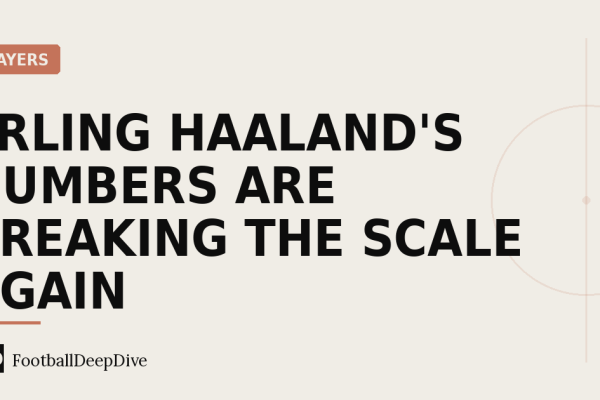 Erling Haaland's Numbers Are Breaking the Scale Again
