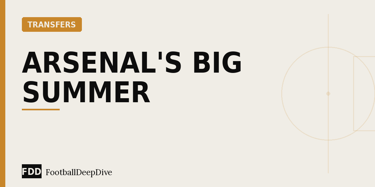 Arsenal's Big Summer: Spending to Finally Get Over the Line