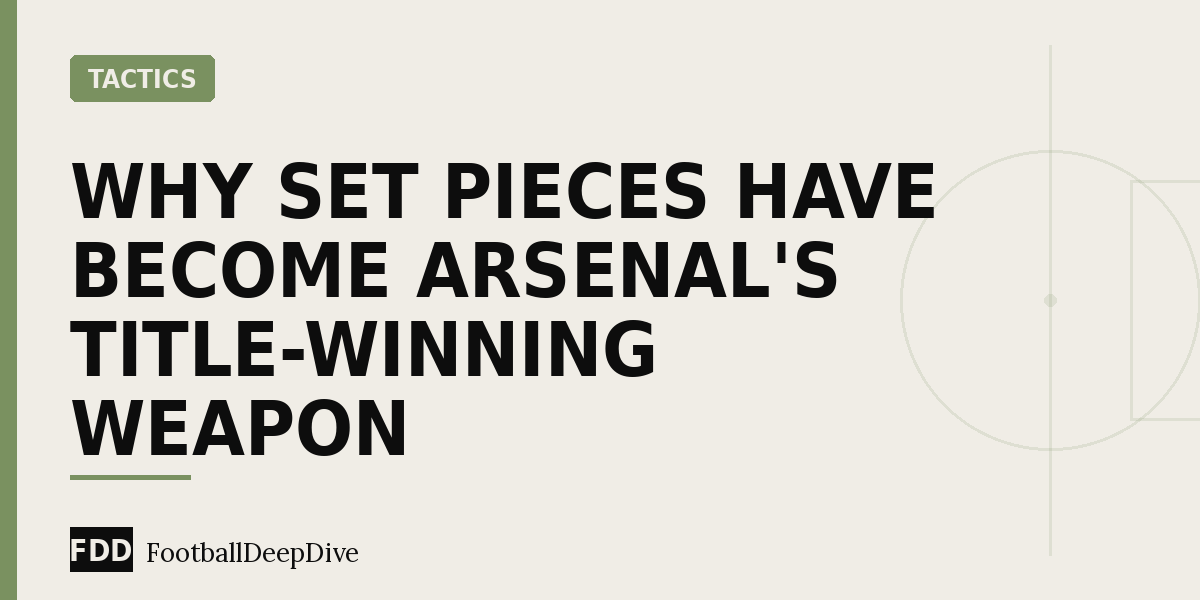 Why Set Pieces Have Become Arsenal's Title-Winning Weapon
