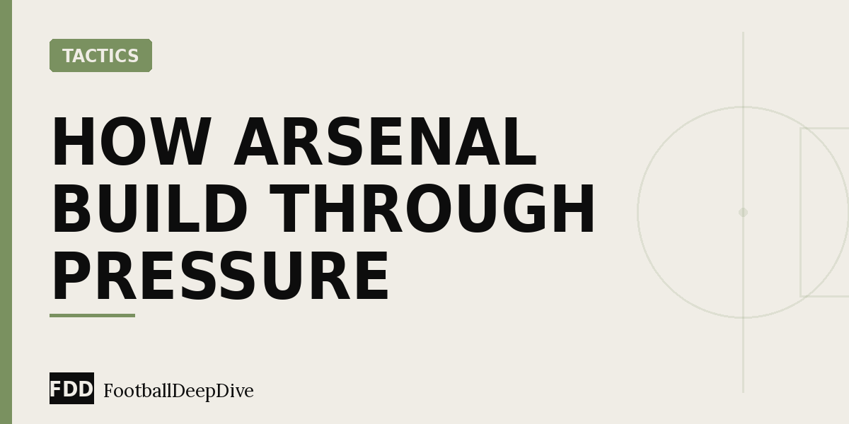 How Arsenal Build Through Pressure