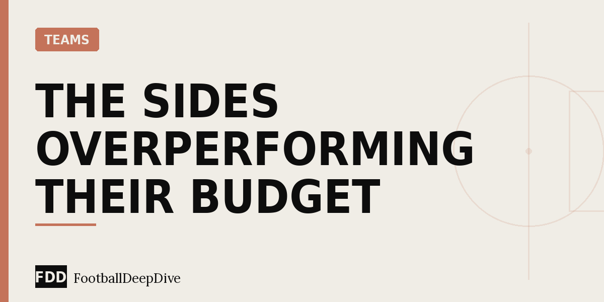Teams in Focus: The Sides Overperforming Their Budget